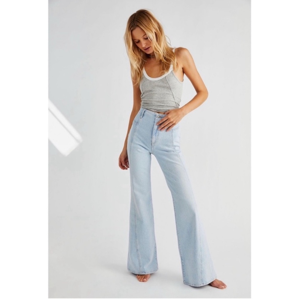 6. Free People We The Free High Rise Florence Flare Jeans